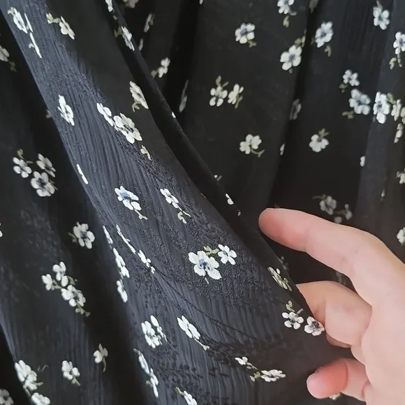 Sezane Floral Blouse and Skirt Set, GUC, French Chic, Quiet Luxury Paris - Picture 5 of 12